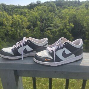 Nike Dunk Low Retro Sneakers Mint Green & Black Size 6.5 youth